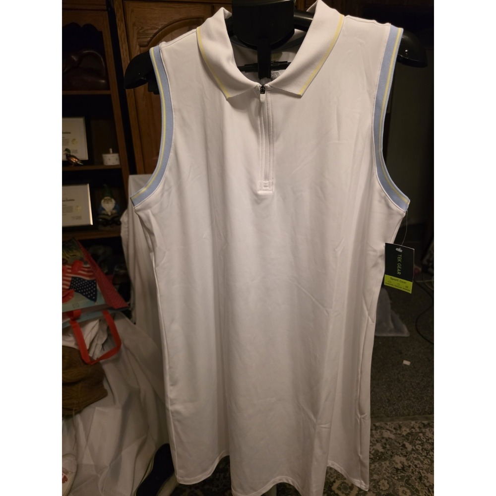 Tek Gear White Sleeveless Athletic Dress Size Xl. 23-25" PTP. Sports,...